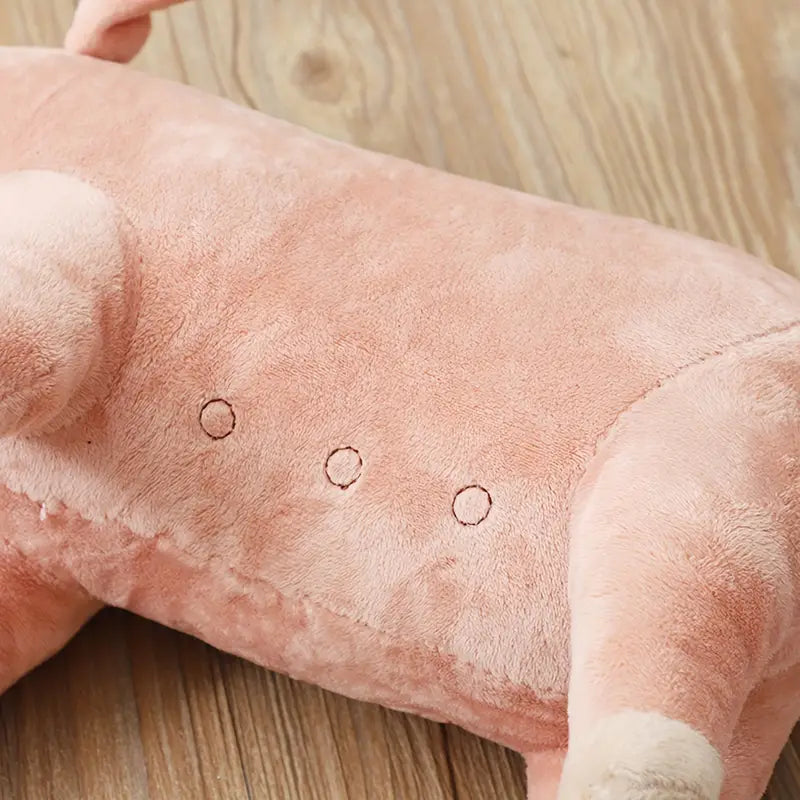 PLUSH PIG DURABLE SQUEAKY DOG TOY