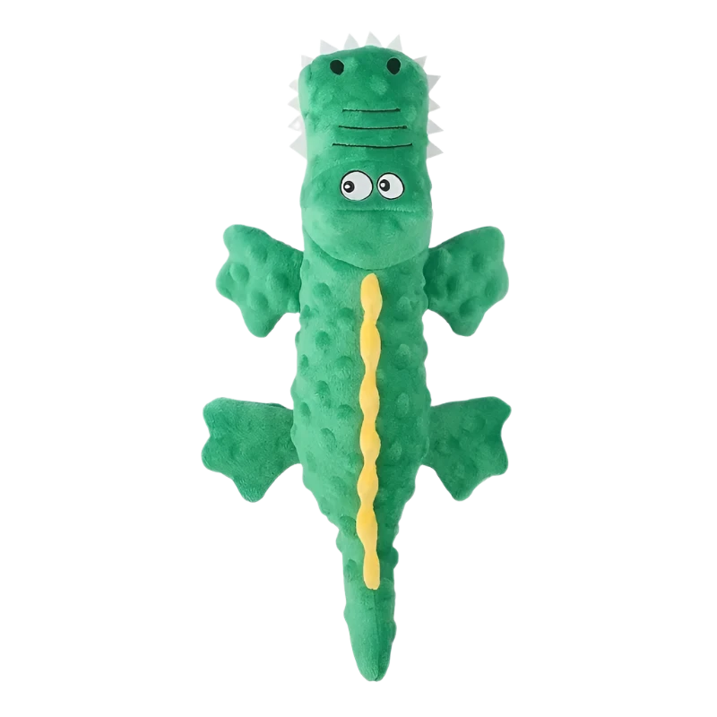 CROCODILE SQUEAKY PLUSH TOY