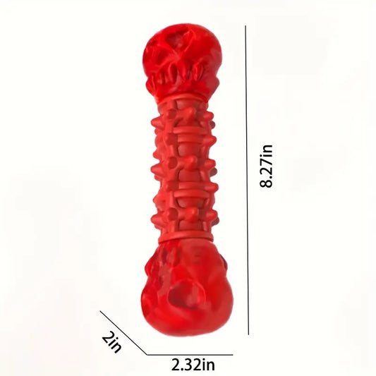 Red Skull Bone Indestructible Chew Toy