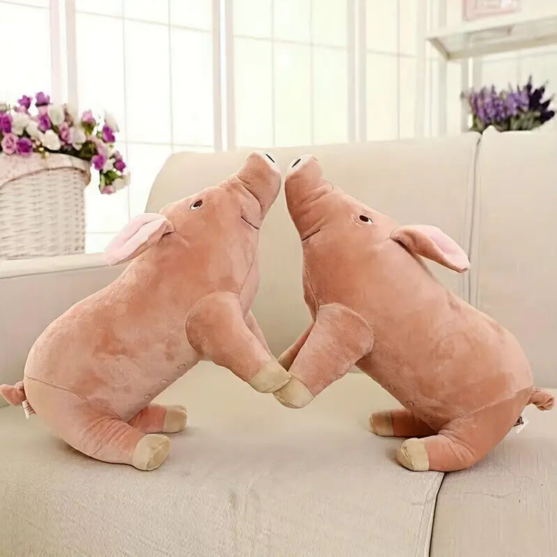 PLUSH PIG DURABLE SQUEAKY DOG TOY