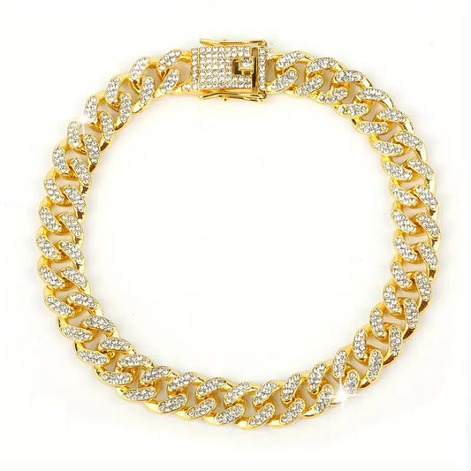 Luxury Gold Dog Necklace Collar – Elegant Pet Jewelry