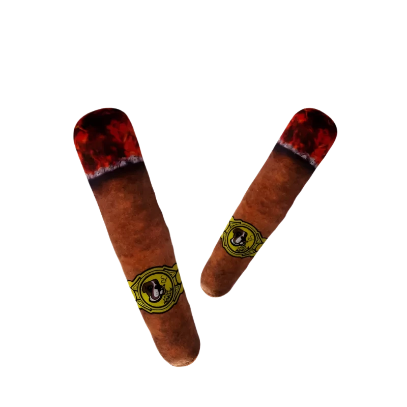 CIGAR SHAPED SQUEAKY DURABLE CHEW TOY