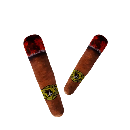 CIGAR SHAPED SQUEAKY DURABLE CHEW TOY