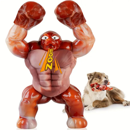 Squeaky Gorilla Healthy Chew Dog Toy – For Heavy Chewers