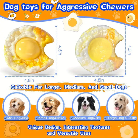 Tough Nylon Indestructible Egg Design Chew Toy For Aggressive Chewers