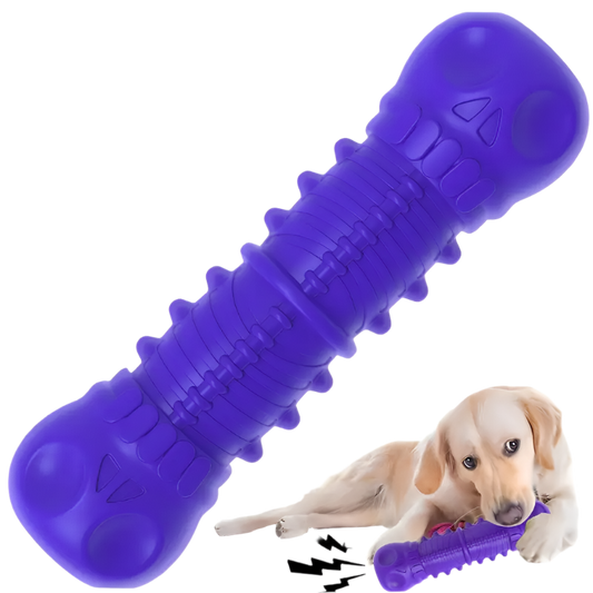 Purple Skull Bone Indestructible Chew Toy