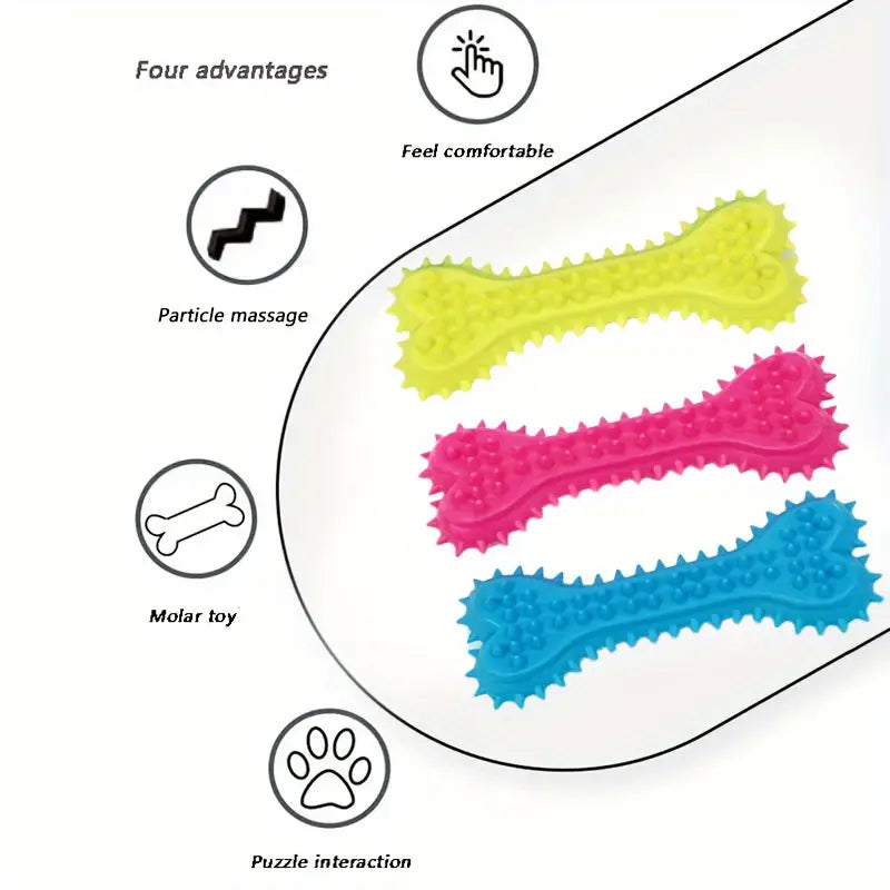 BONE-SHAPED DENTAL CHEW TOYS
