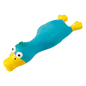 LAYING DOWN LATEX SQUEAKY DUCK DOG TOY