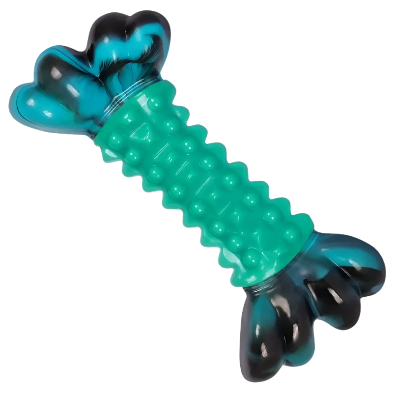 BACON TOUGH DOG BONE BLUE