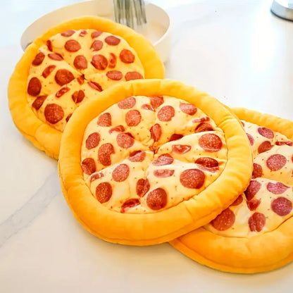 Interactive Crinkle Squeaky Dog Toy – Pizza Design
