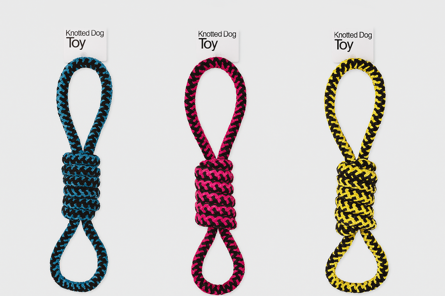 20" Knotted Cotton Rope Tug Pull  Dog Toy