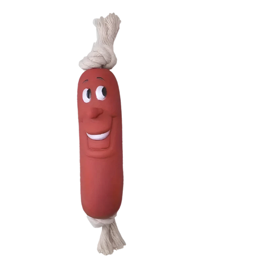 Funny Sausage Bite-Resistant Dog Chew Toy
