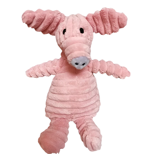 PINK PIG PLUSH DOG TOY