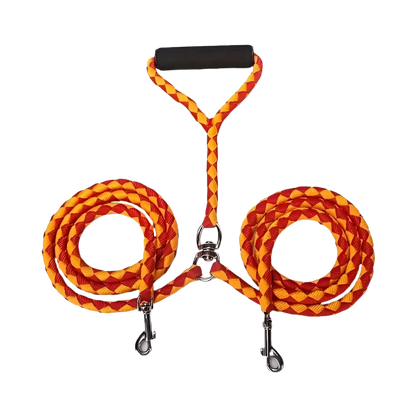 DOUBLE TANGLE-FREE DOG LEASH