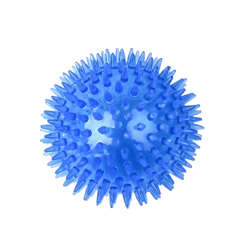 INTERACTIVE DURABLE DOG SQUEAKY BALL