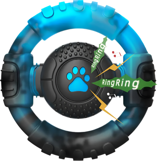 Steering Wheel Chew Dog Toy for Aggressive Chewers