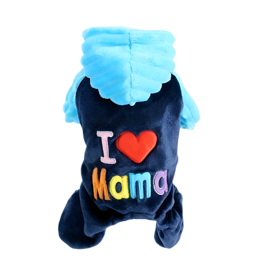 I Love Mama Adorable Dog Sweater