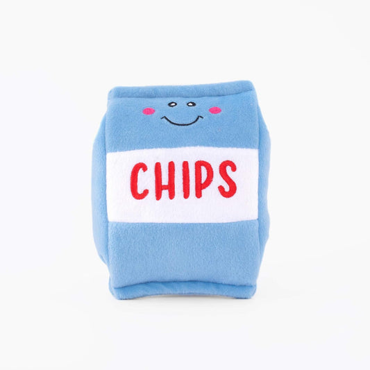 Chips Squeaky Plush Dog Toy