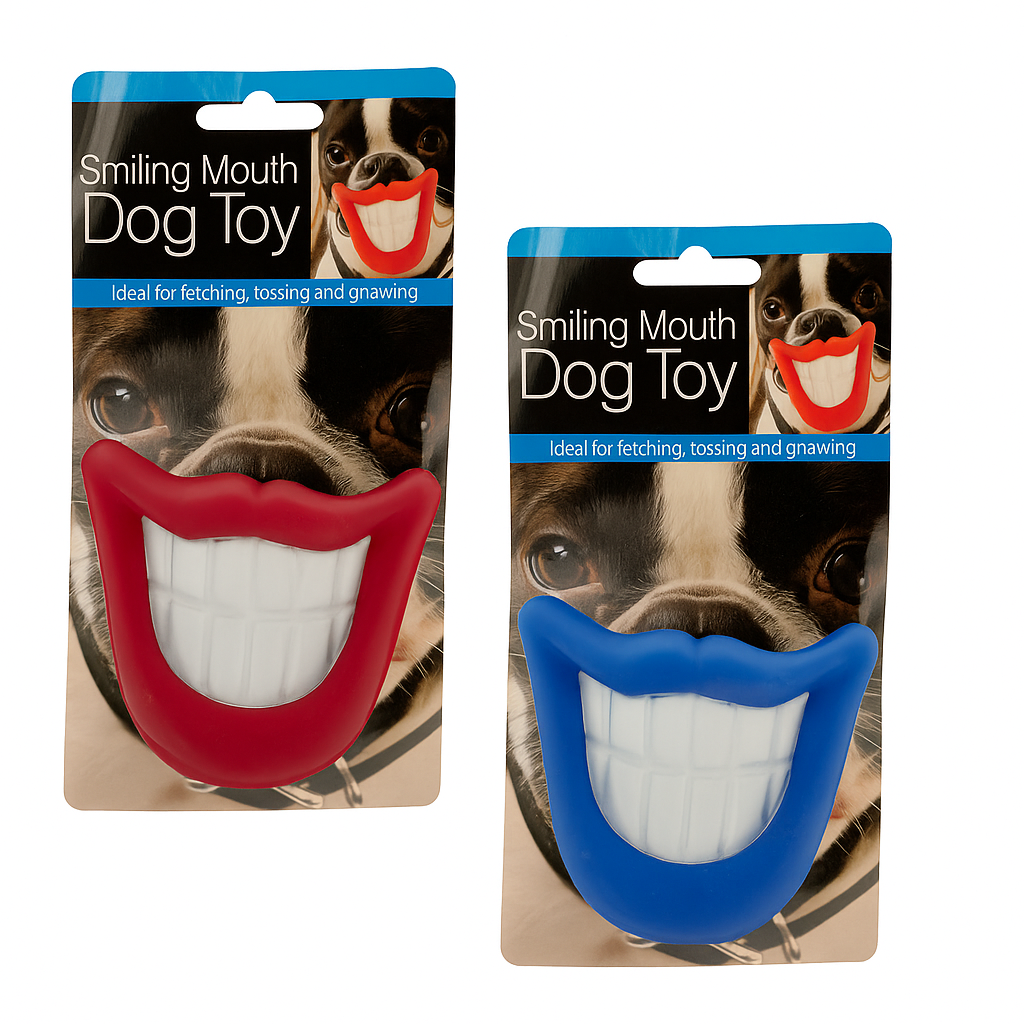Smiling Mouth Dog Toy – Funny Chew Toy