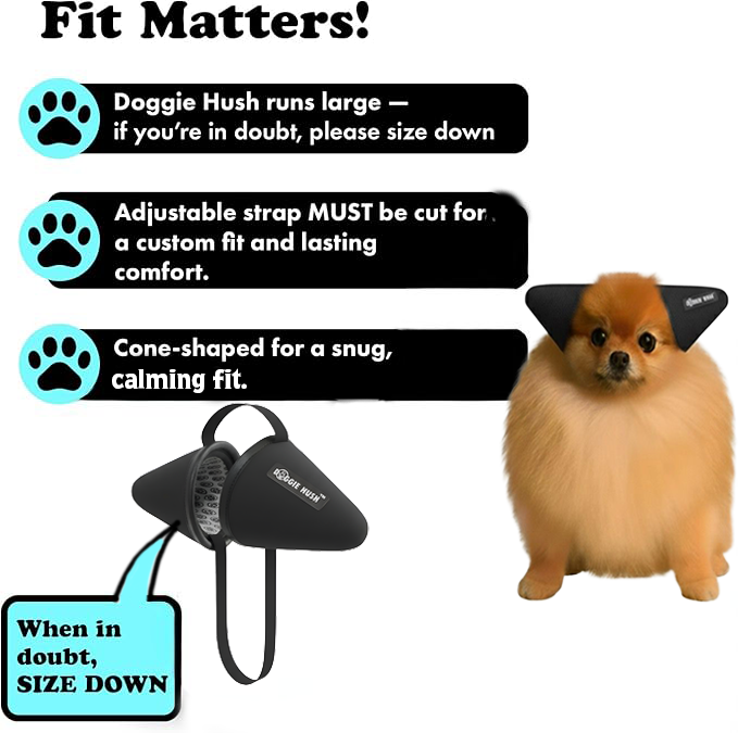 Doggie Hush™ Pro — Professional-Grade Noise-Cancelling Headphones for Dogs