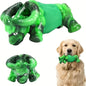Green Rubber Bull Dog Toy For Heavy Chewers