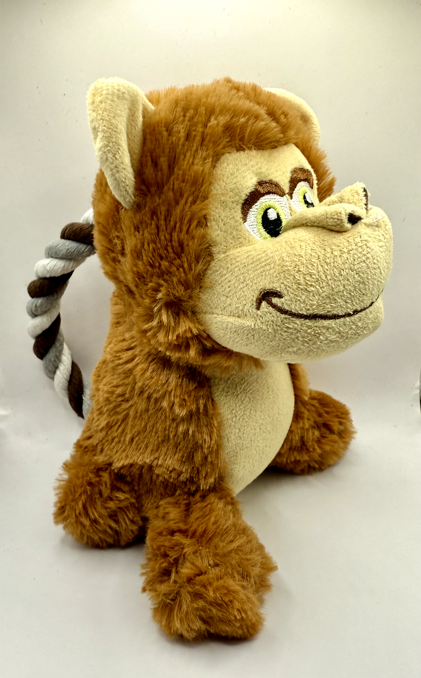 9" Stuffed Animal Pet Dog Chew Toy with Pulling Rope