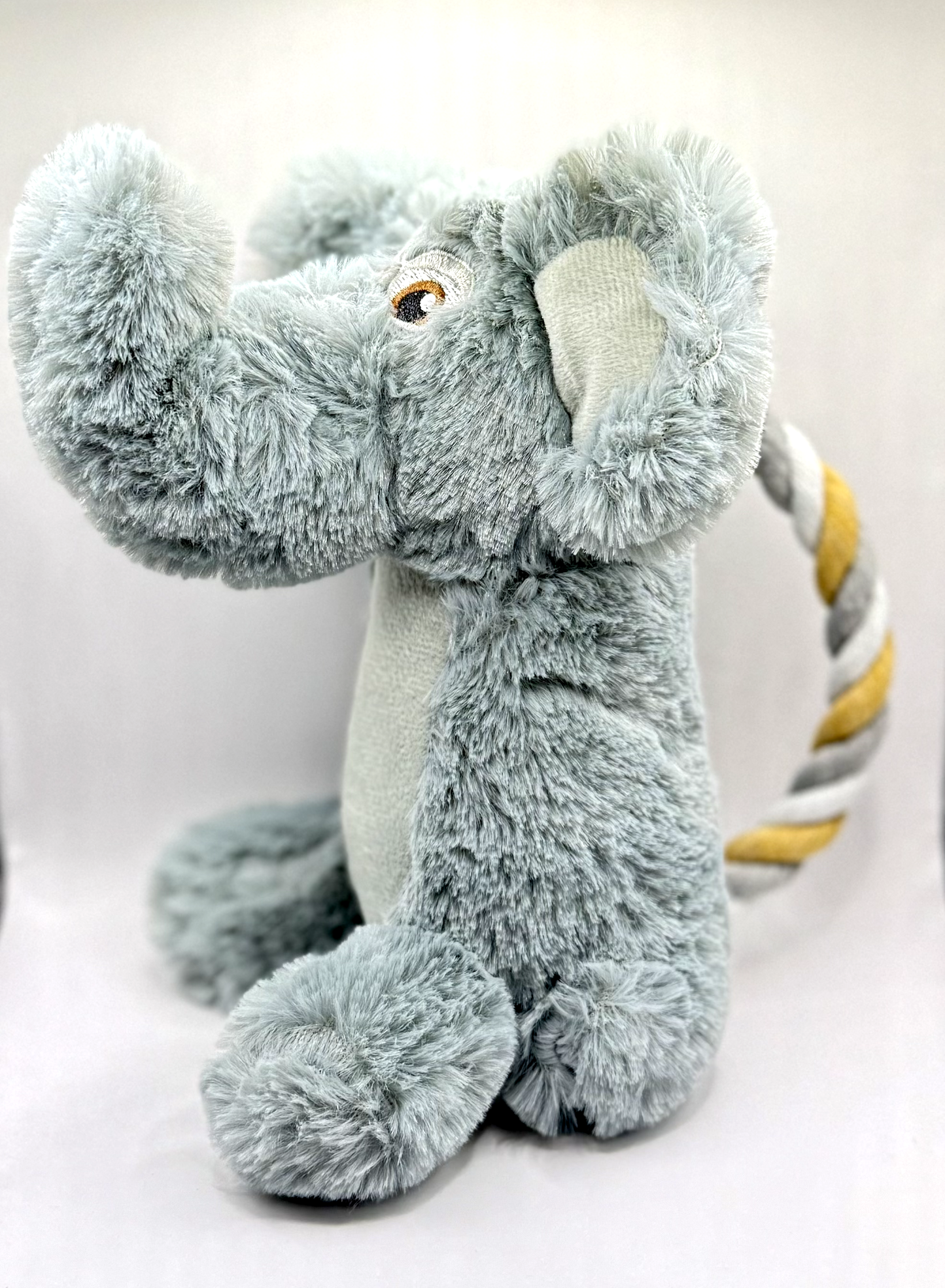 9" Stuffed Animal Pet Dog Chew Toy with Pulling Rope