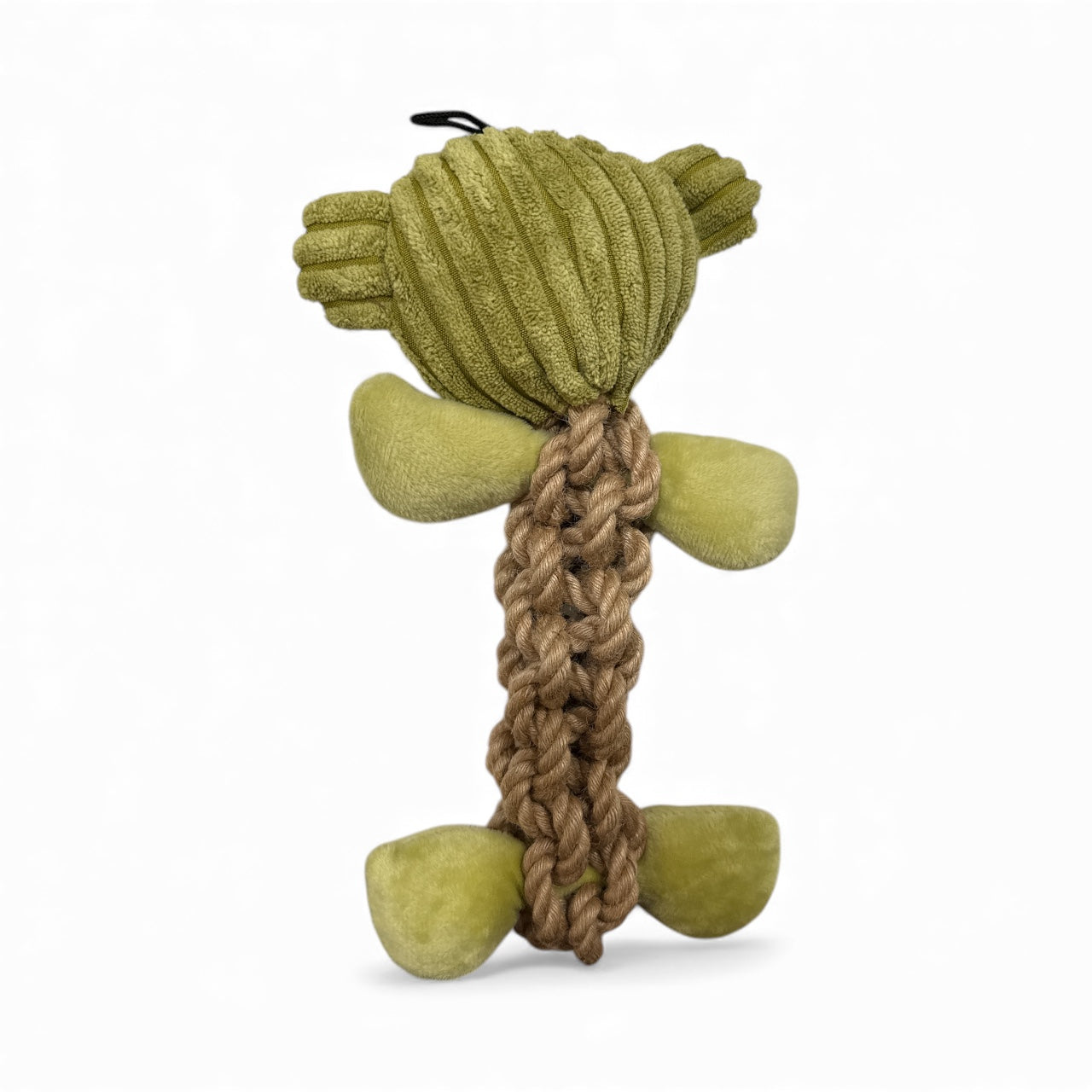 Non-Toxic Tough Hemp Monkey Plush Toy with Hemp Rope