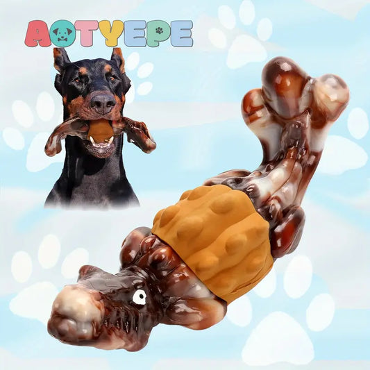 Brown Dragon Dog Toy For Very Aggressive Chewers