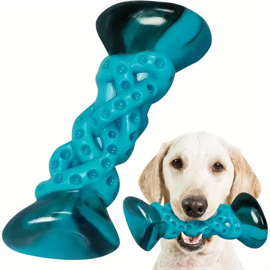 Durable Nylon Dog Chew Toy – Blue & Black Design for Heavy Chewers