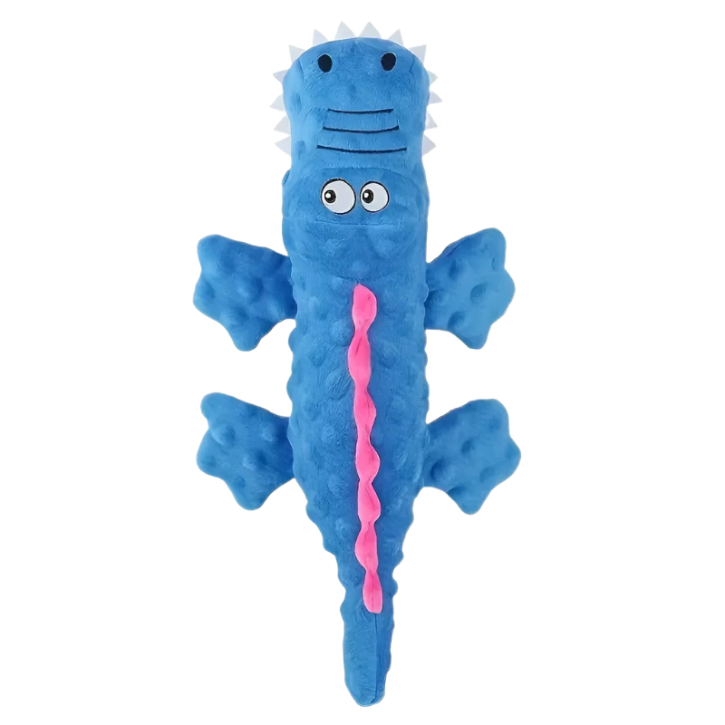 CROCODILE SQUEAKY PLUSH TOY