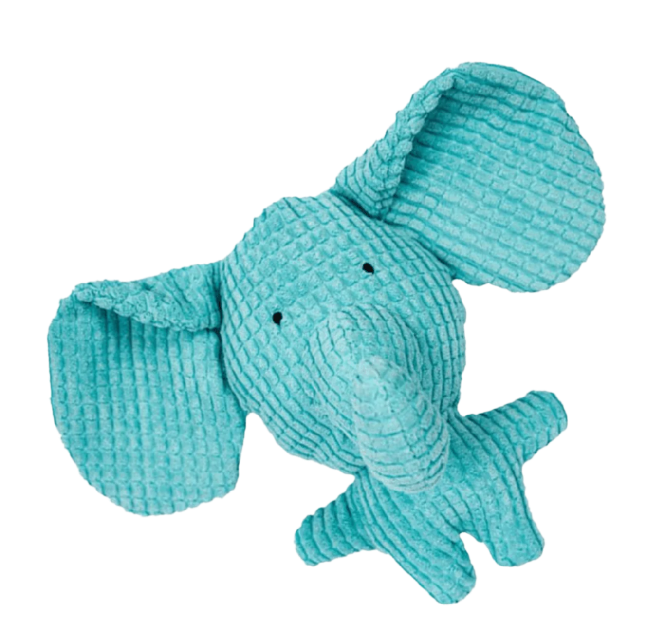 Blue Elephant Durable Plush Chew Toy for Pets - Squeaky and Interactive for Anxiety Relief - Doggie Hush