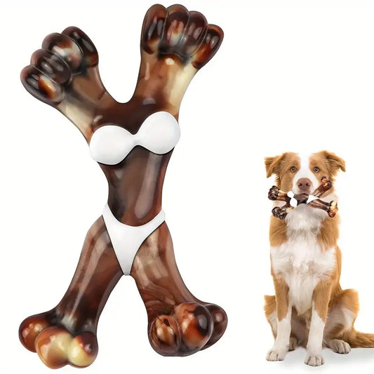 Catwoman Coffee Blend & Flame Color Dog Chew Toy – Heavy-Duty, Toy for Aggressive Chewers