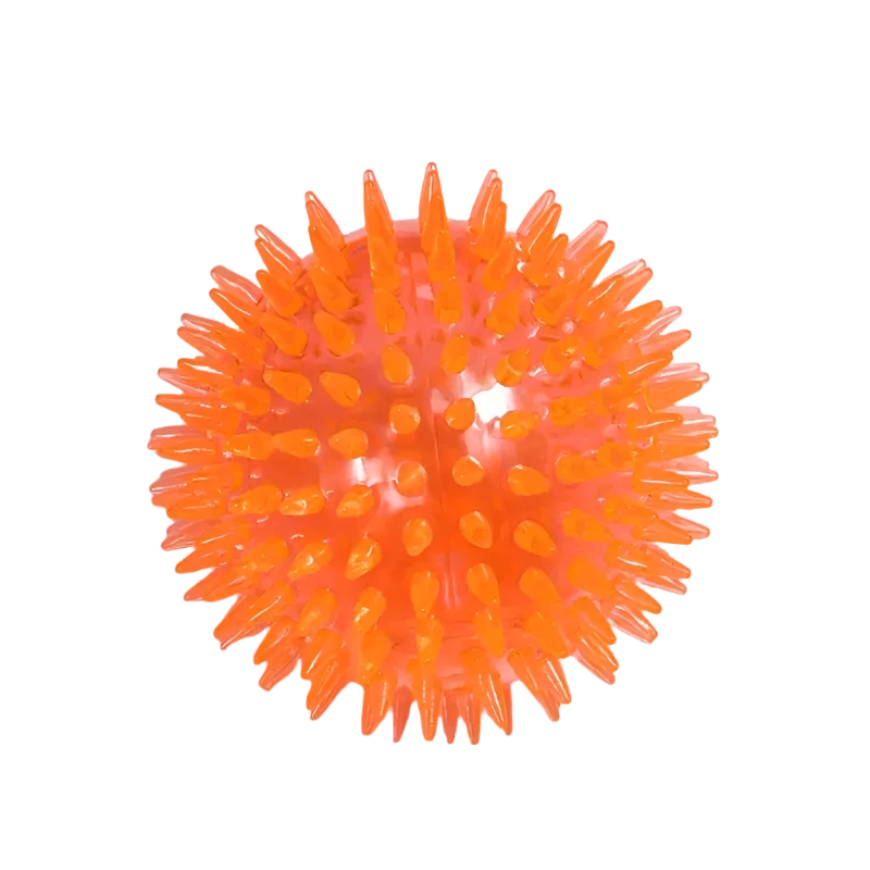 INTERACTIVE DURABLE DOG SQUEAKY BALL