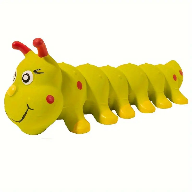 Durable Rubber Caterpillar Healthy Chew Toy