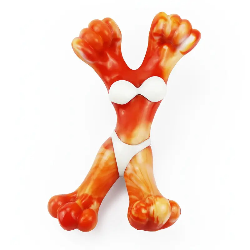 Catwoman Coffee Blend & Flame Color Dog Chew Toy – Heavy-Duty, Toy for Aggressive Chewers