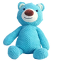 BLUE TEDDY BEAR PLUSH DOG TOY