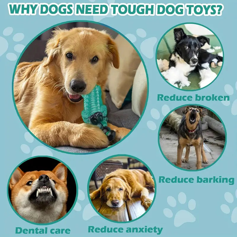 Durable Blue Crocodile Dog Toy For Heavy Chewers