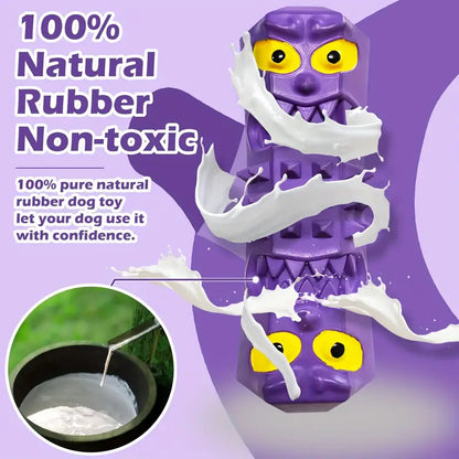 Purple Spiked Vampire Chew Toy – Playful Design for Tough Chewers