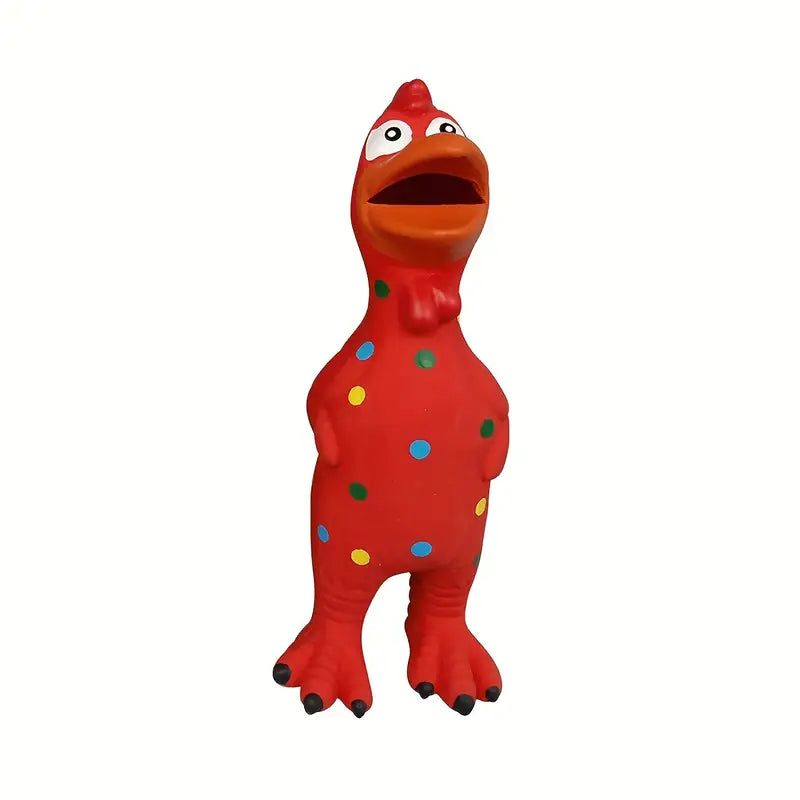 Latex Squeaky Chicken Healthy Chew Dog Toy For Large Dogs