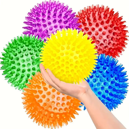 3.5" Heavy-Duty Squeaky Dog Chew Balls for Large Dogs